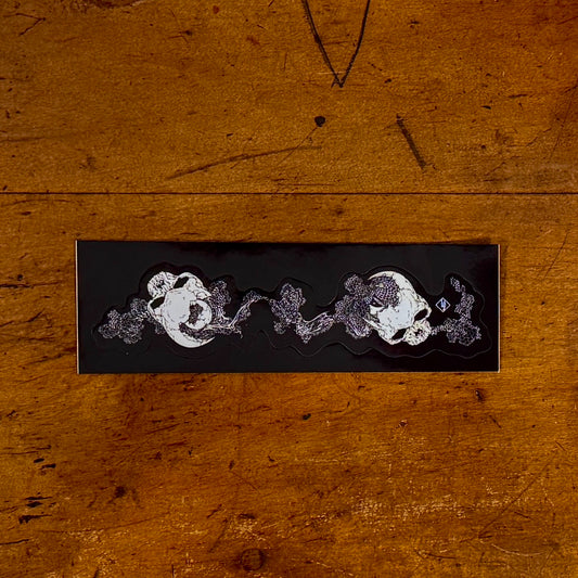 [Takato YAMAMOTO] 襤褸オリジナルステッカー スカル 横タイプ